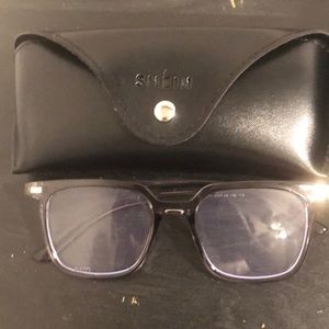 Clear frame acrylic Glasses